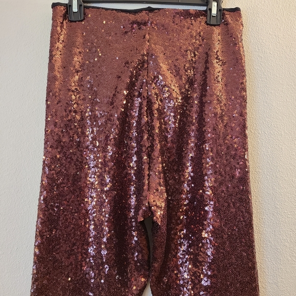 Commando Sequin Wine Leggings NWT - Picture 5 of 9